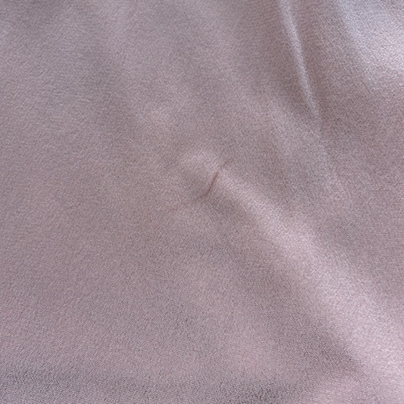 Wilfred (Aritzia) 100% silk tapered leg trousers, Peach colour, size XS - Picture 6 of 6